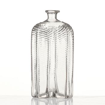 Flaska, troligen Skånska Glasbruket, 1700-tal.