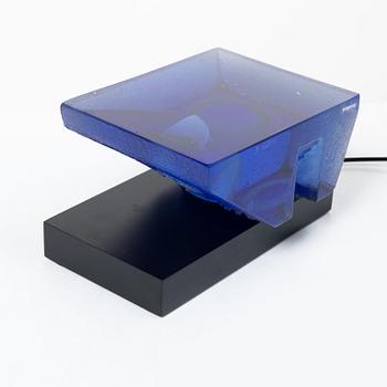 Bertil Vallien, a limited edition glass sculpture Kosta Boda, Sweden, signed.