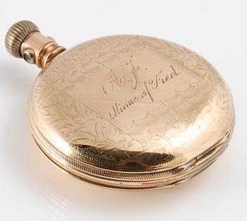 FICKUR, gulddoublé, Elgin Natl Watch Co, 1900-talets första hälft.