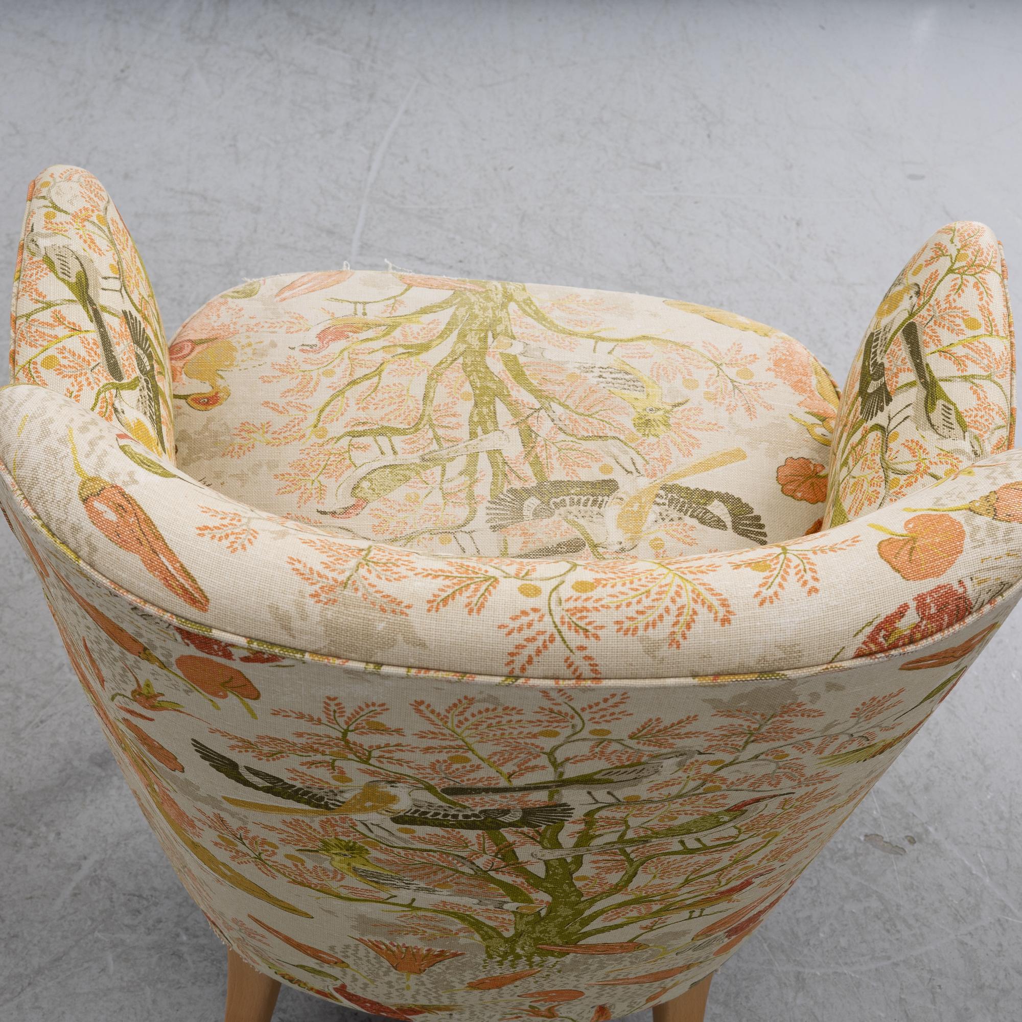 Armchairs, a pair, OH Sjögren, Tranås, second half of the 20th century.