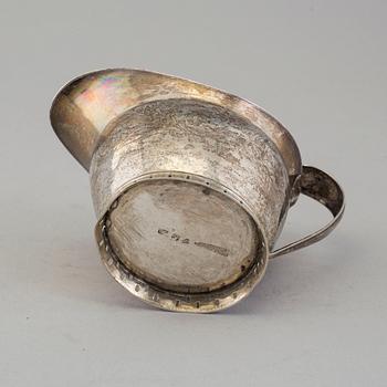 A silver creamer,  Pehr Abraham Taxberg, Sundsvall 1837.