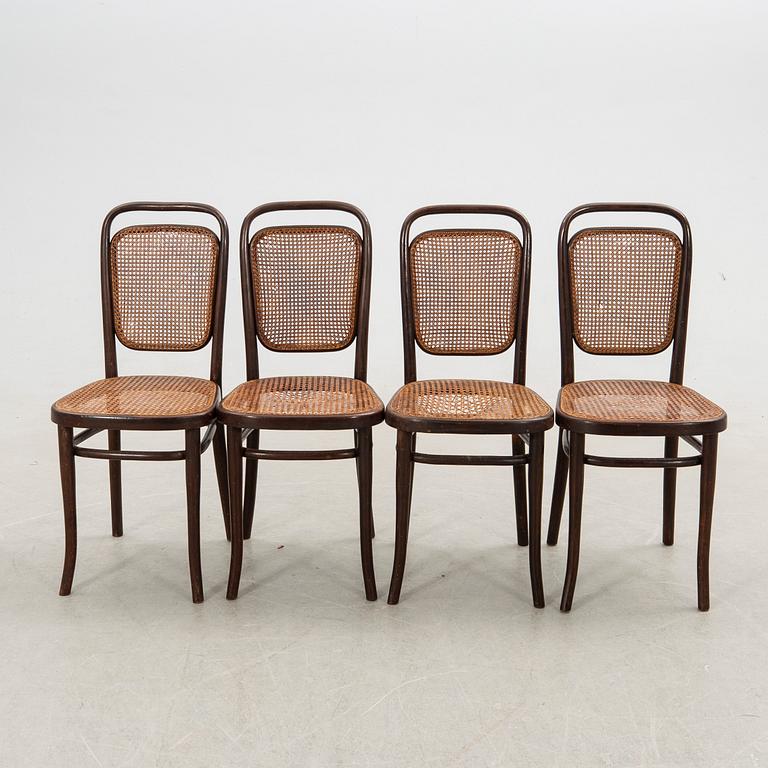 Chairs, 4 pcs, Thonet, early 20th century.
