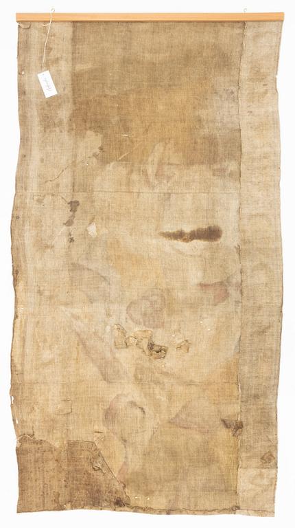 Painting on linen canvas, 18th century, Alexander the Great.