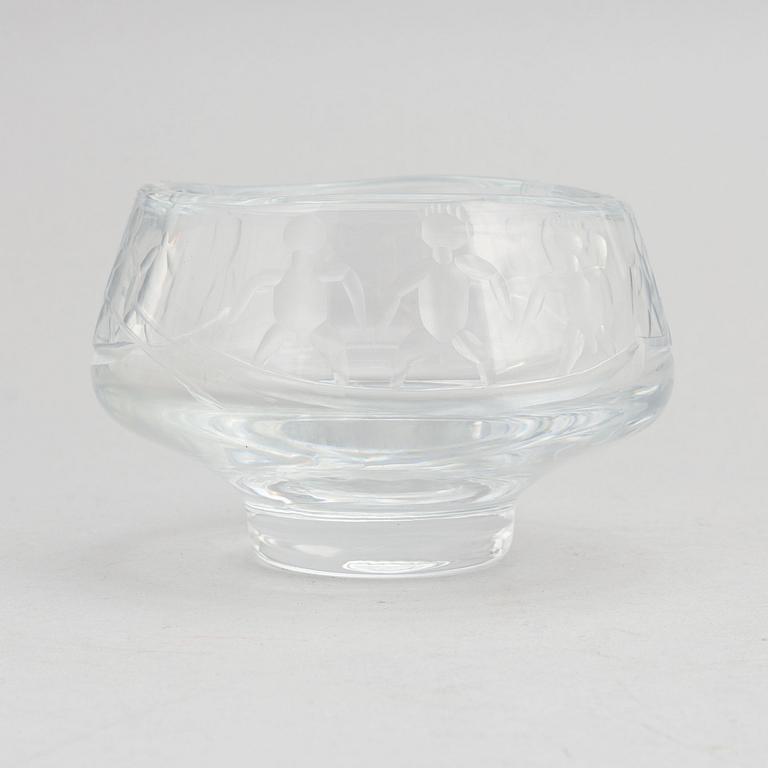 Erik Höglund, a glass bowl, Boda, Sweden.