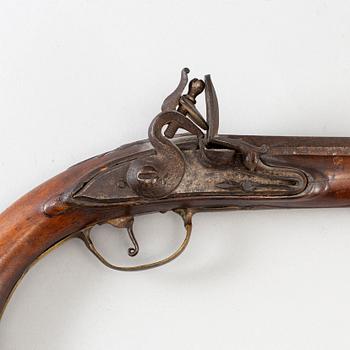 A late 18th century pistol.