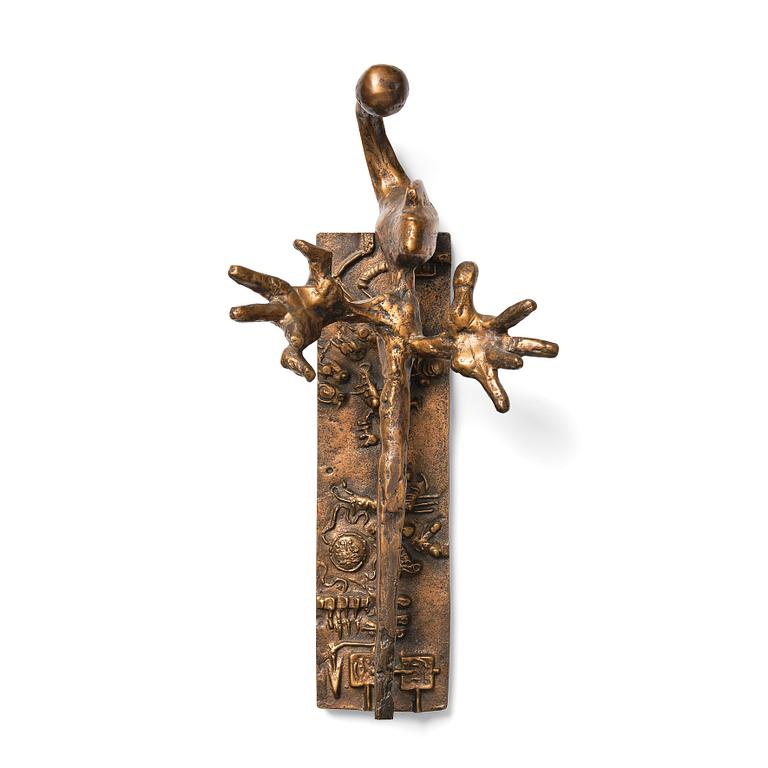 Bror Marklund, Sculpture/handle with a jester.