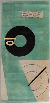 A handmade "Marine D'abord" by Eileen Gray for Gruber Design, 330 x 160 cm from the second half of the 20th century.