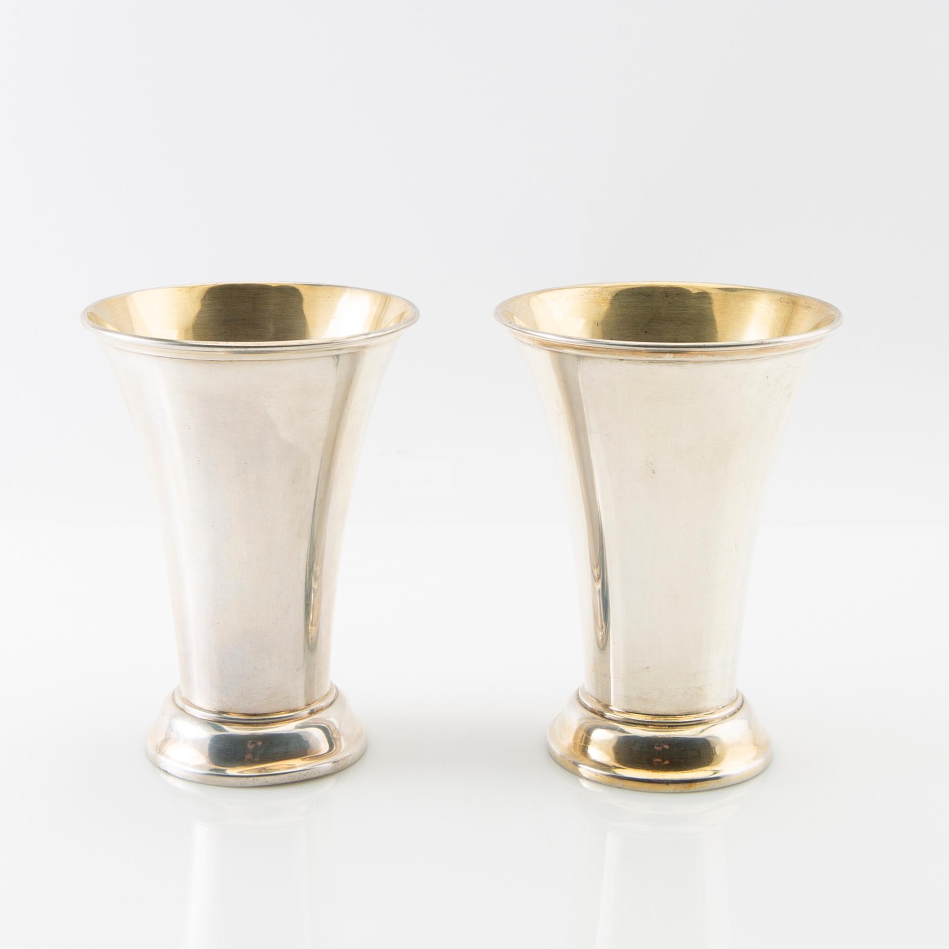 Trophies 5 pcs silver 20th century.