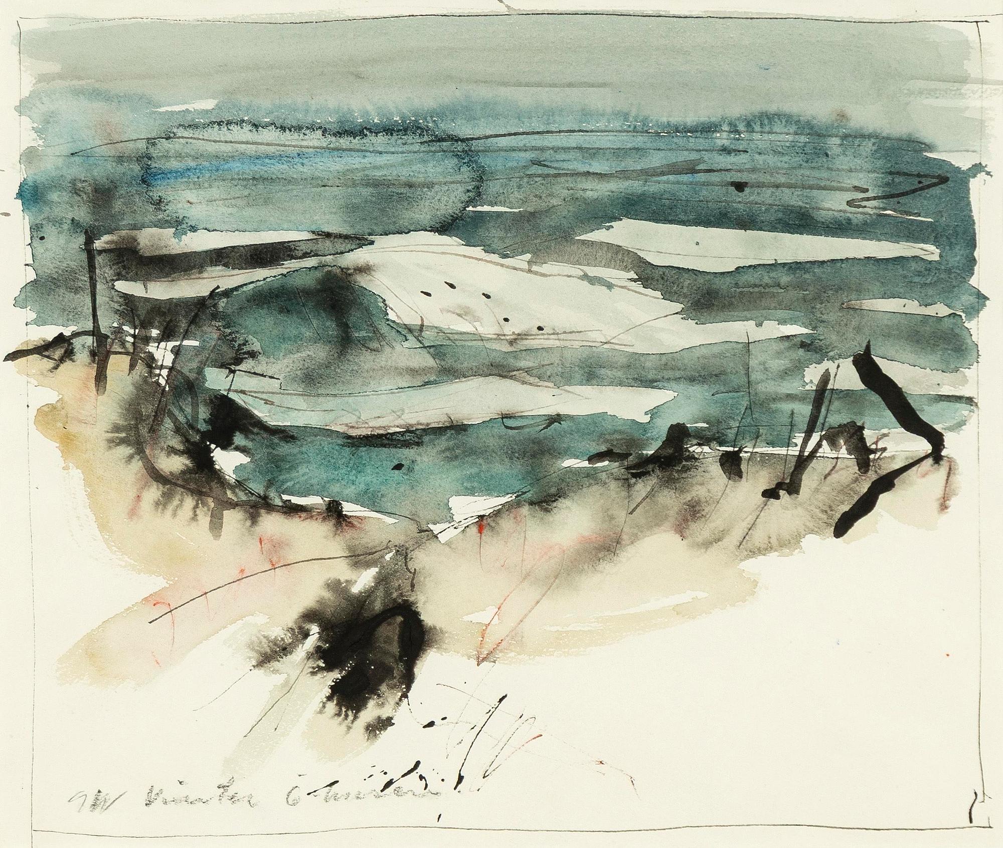 Gösta Werner, "vinter, Örnahusen".