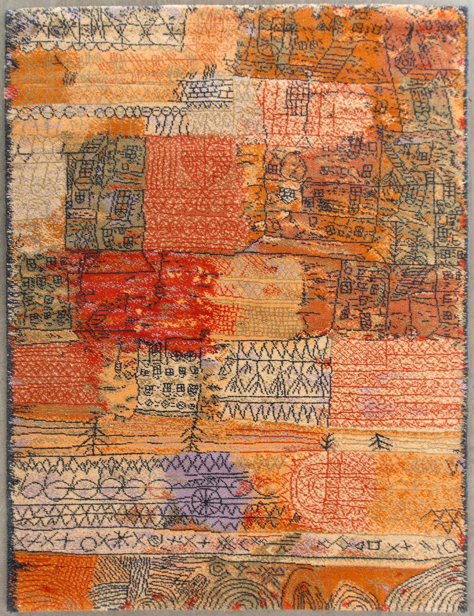 MATTA, efter Paul Klee, Ege Art Line, Danmark 1900-talets slut maskinvävd flossa ca 200 x 140 cm.