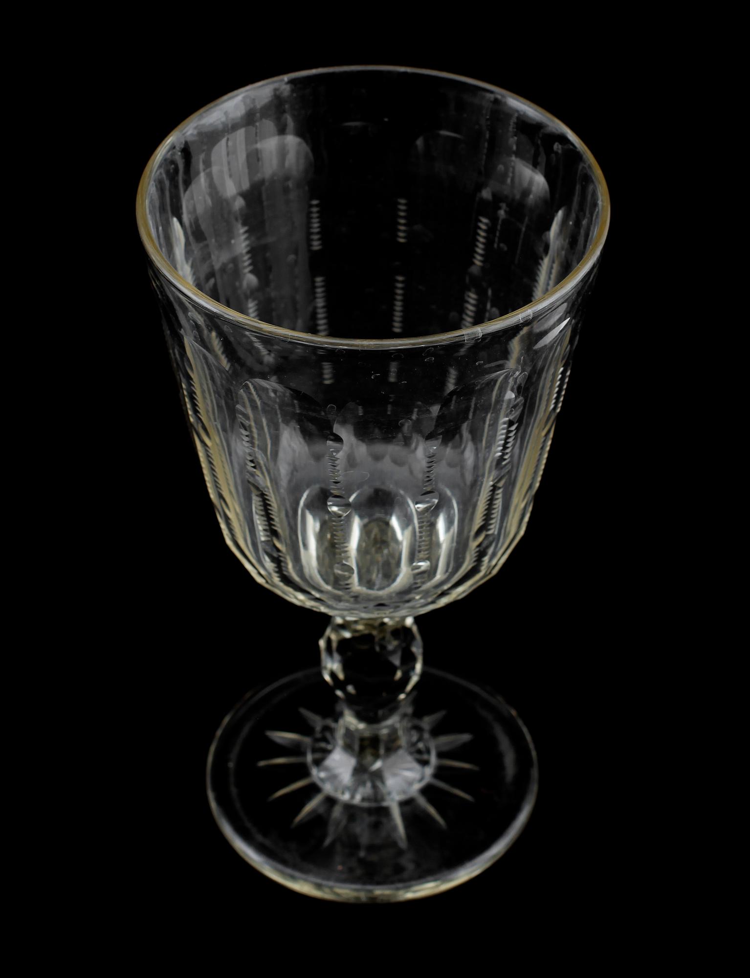 POKALGLAS, 1800-talets mitt.