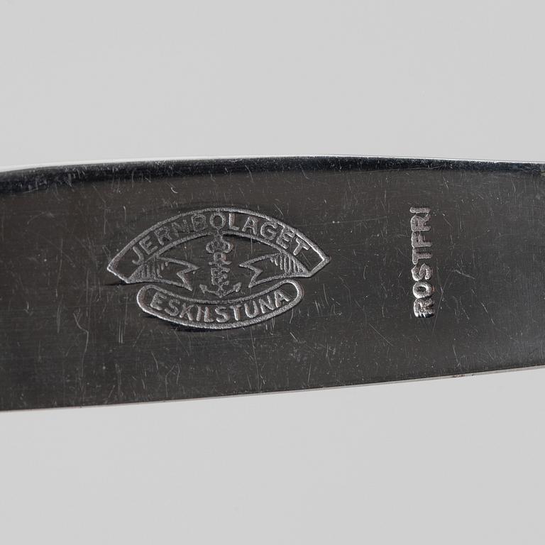 A 55-piece silver flat wear set, "Chippendale", MGAB, Uppsala, Sweden, 1936-58.