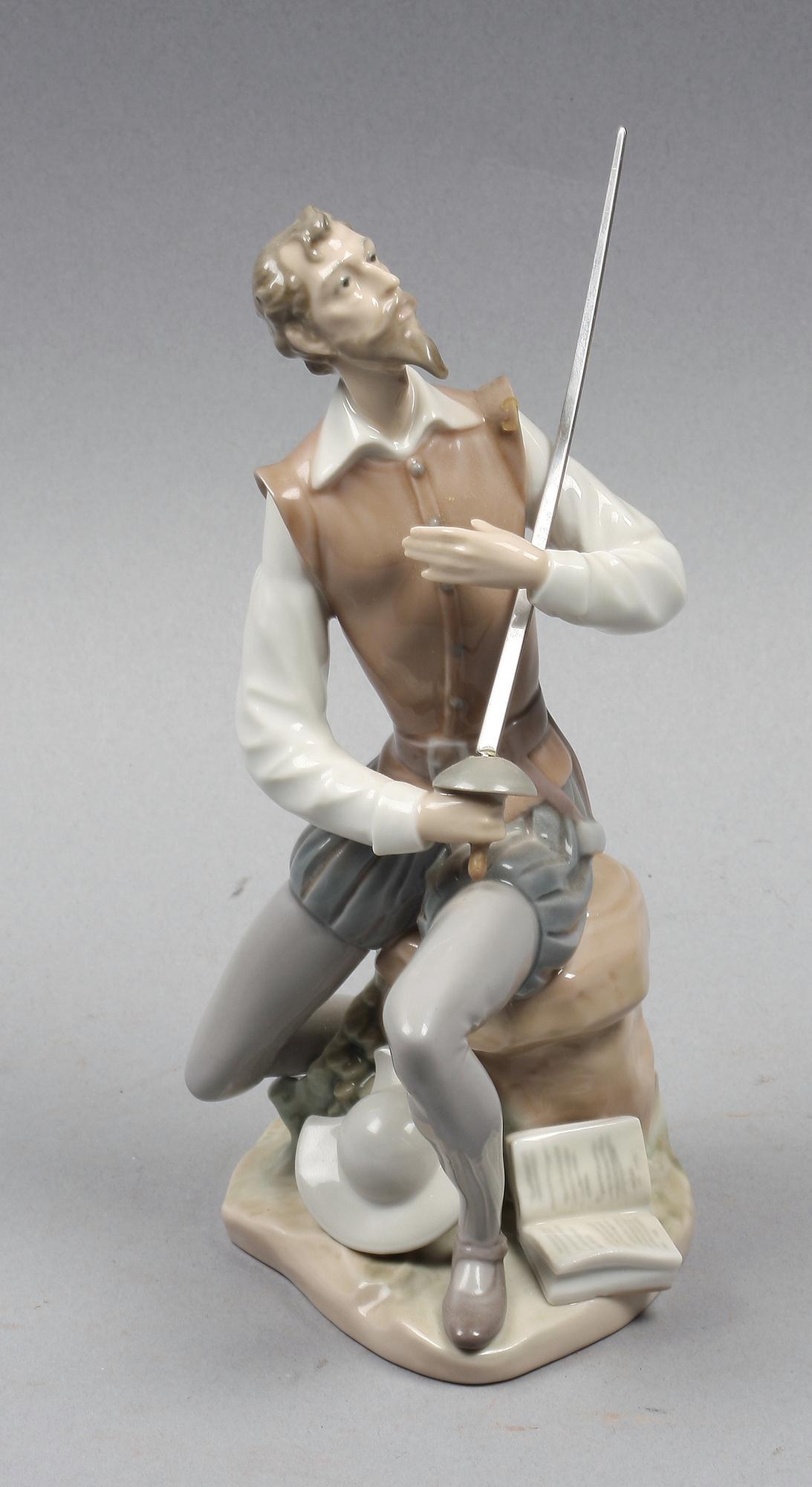 FIGURIN, porslin. Lladró, tillverkningsår 1985.