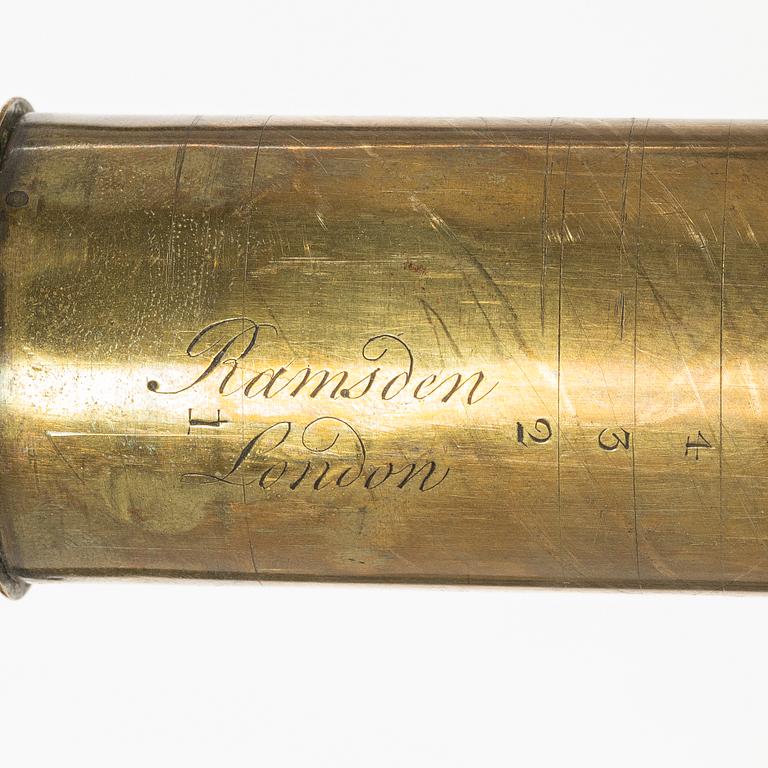 Library telescope by Jesse Ramsden, London, (1735-1800).