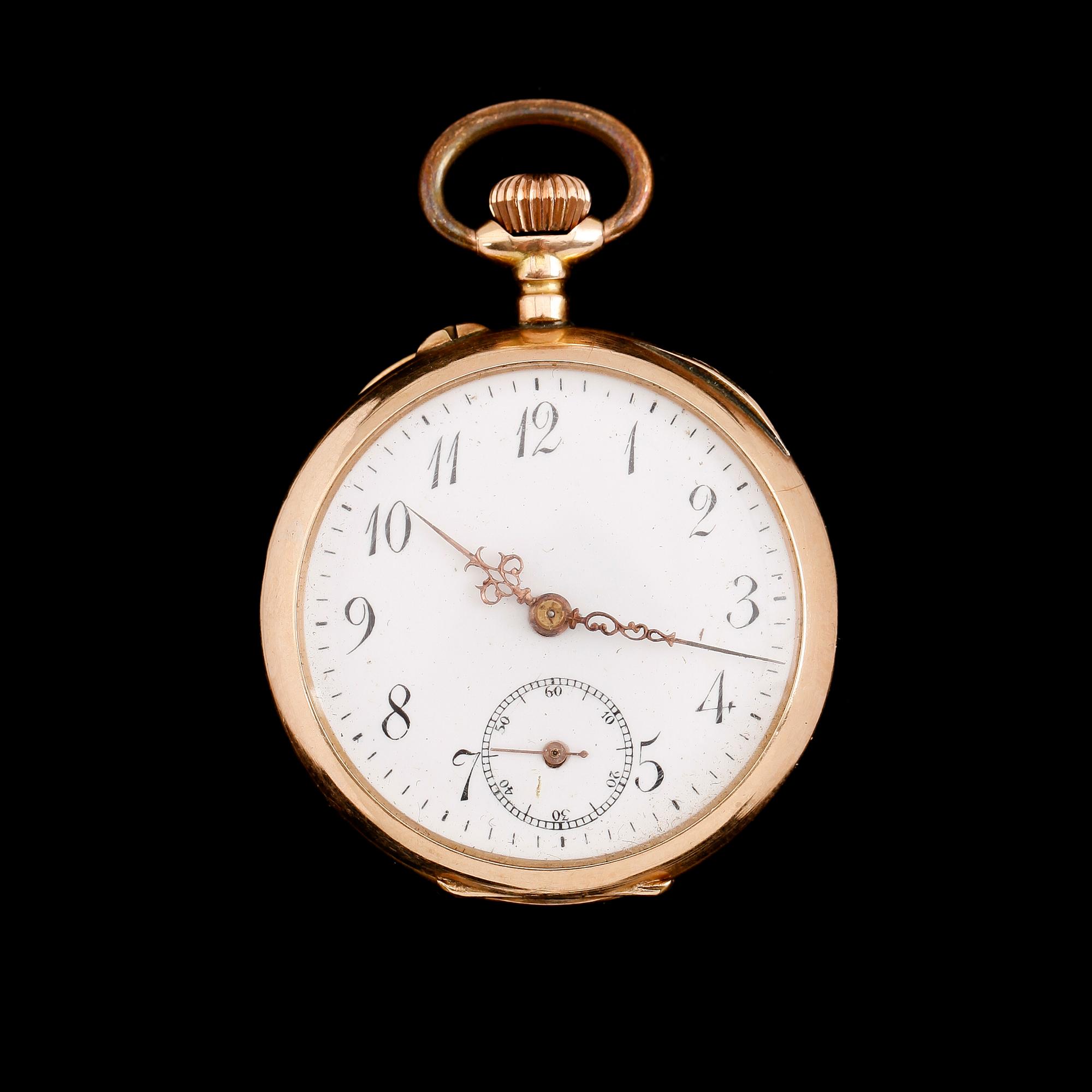 FICKUR, 14 k guld, 1900-talets första hälft.