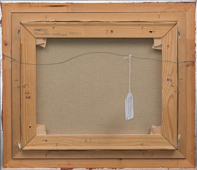 ANNUKKA GRÖNLUND, olja på duk, signerad och daterad 95.