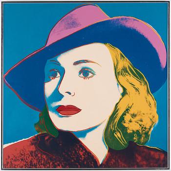 Andy Warhol, "Three portraits of Ingrid Bergman by Andy Warhol".