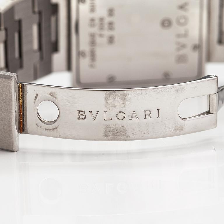 Bulgari, Quadrato, wristwatch, 29 x 29 mm.