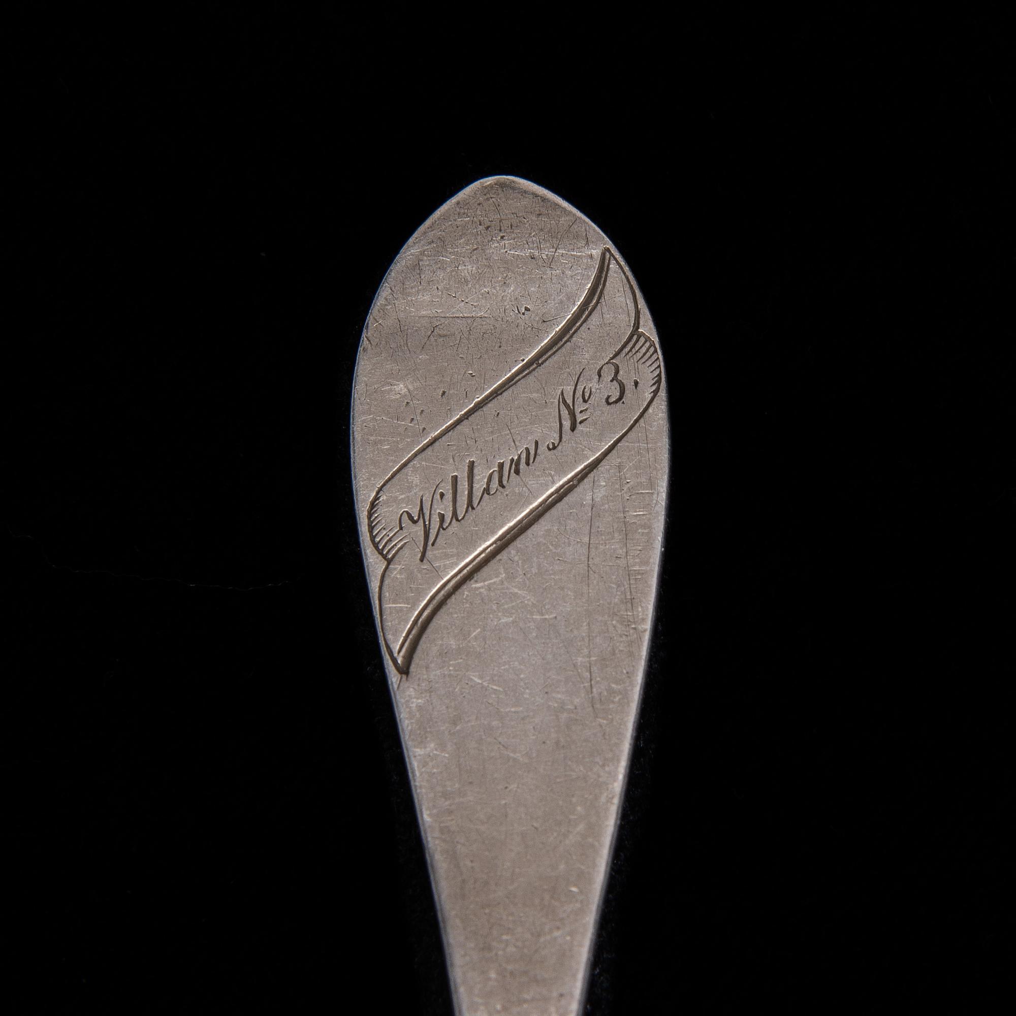 BESTICK, 31 st, silver, Finland, Sverige, Frankrike, Ryssland. 1800-tal och 1900-talets första hälft. Totalvikt 738 g.