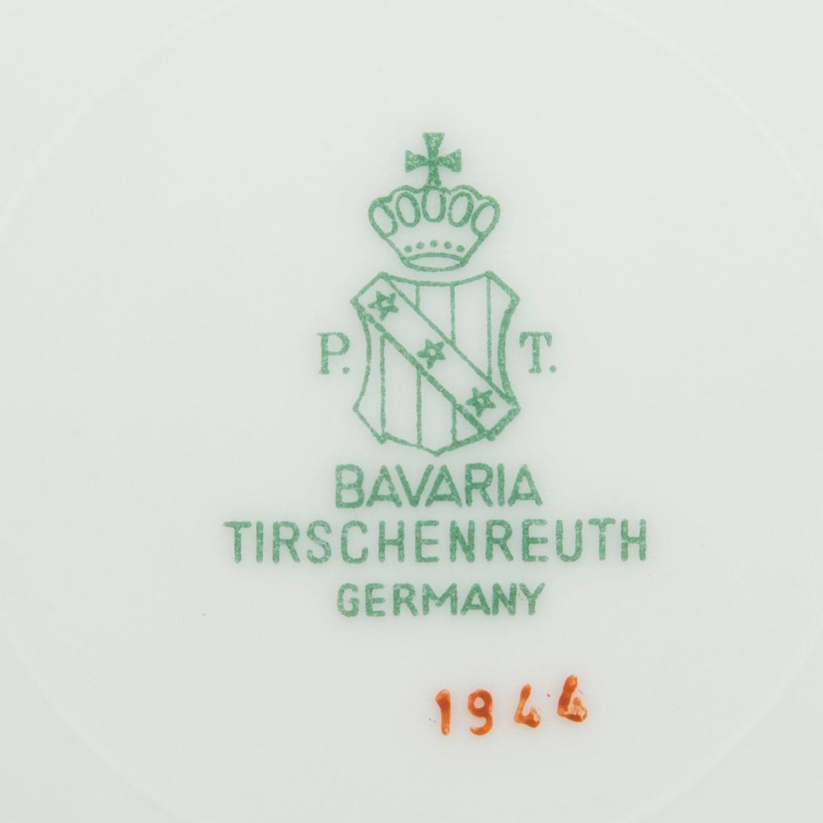 KUVERTTALLRIKAR 32 st Tirschenreuth Tyskland 1900-talets andra hälft porslin.