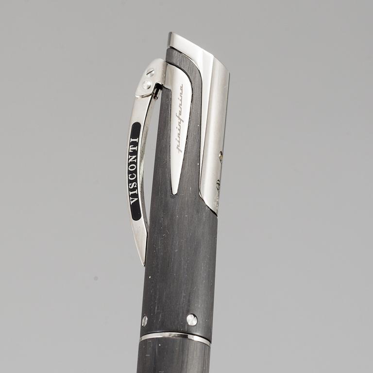 FOUNTAIN PEN, Visconti "Pininfarina Carbongrafite", Florence, Italy.