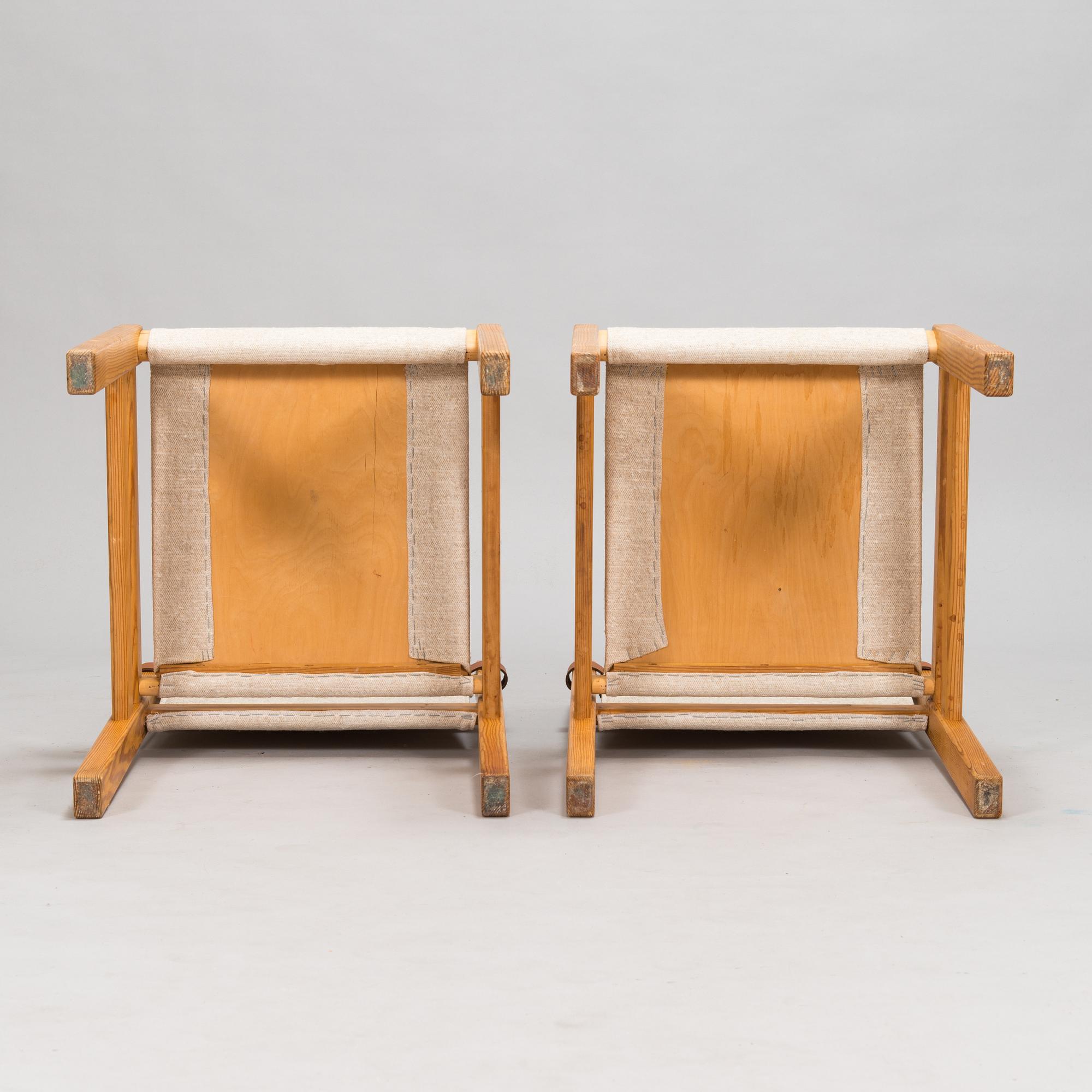 Pirkko Stenros, 4 tuolia, Artek, 1950-luku.