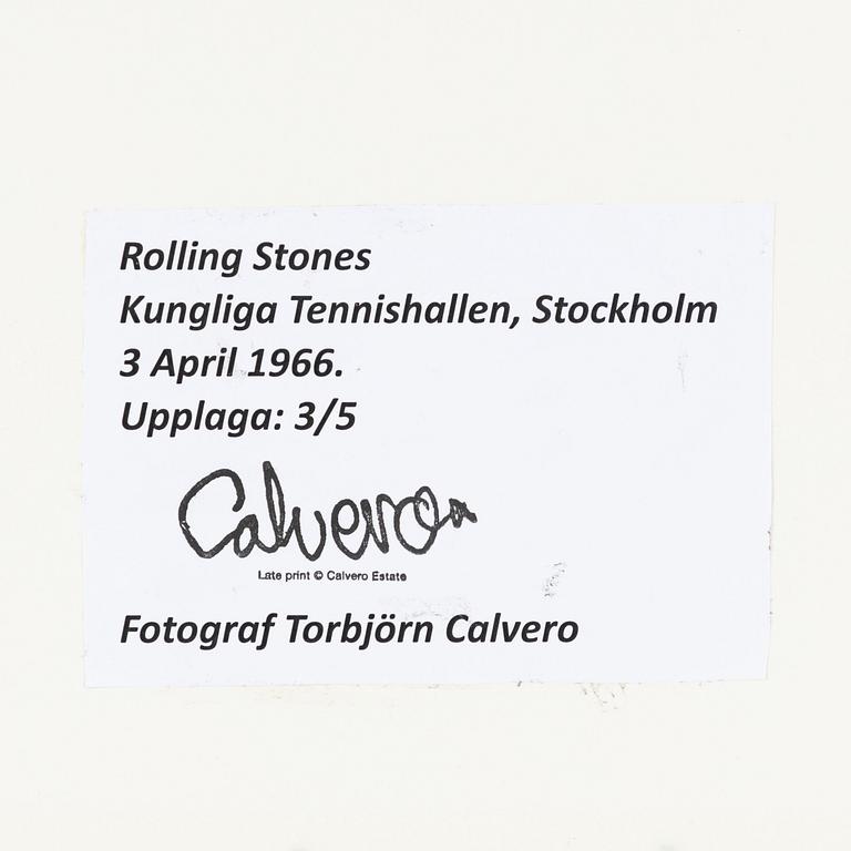 Torbjörn Calvero, "Rolling Stones, Kungliga Tennishallen, Stockholm, 3 april 1966".