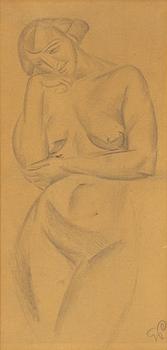 Georg Pauli, Modellstudie.