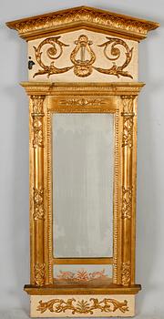 SPEGEL, empire, Johan Martin Berg (1772-1852), Göteborgs Hallstämpel, sekelskiftet 1800.