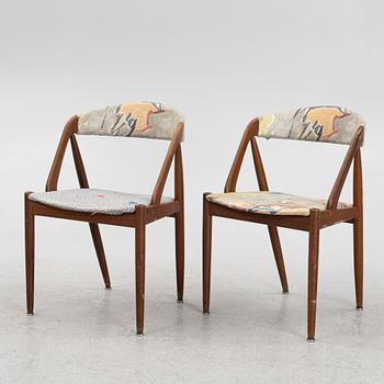 Kai Kristiansen, stolar, ett par, "Pige/T21", Danmark, 1950/60-tal.