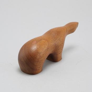 A figurine in teak, designed by Arne Tjomsland for Hiorth og Østlyngen, approx 1955.