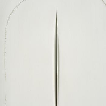 Lucio Fontana, ”Concetto Spaziale Taglio”.