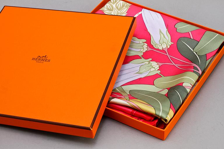 SCARF, siden, "Flora Graecia", design Nikita Goulandis, Hermès, Paris.