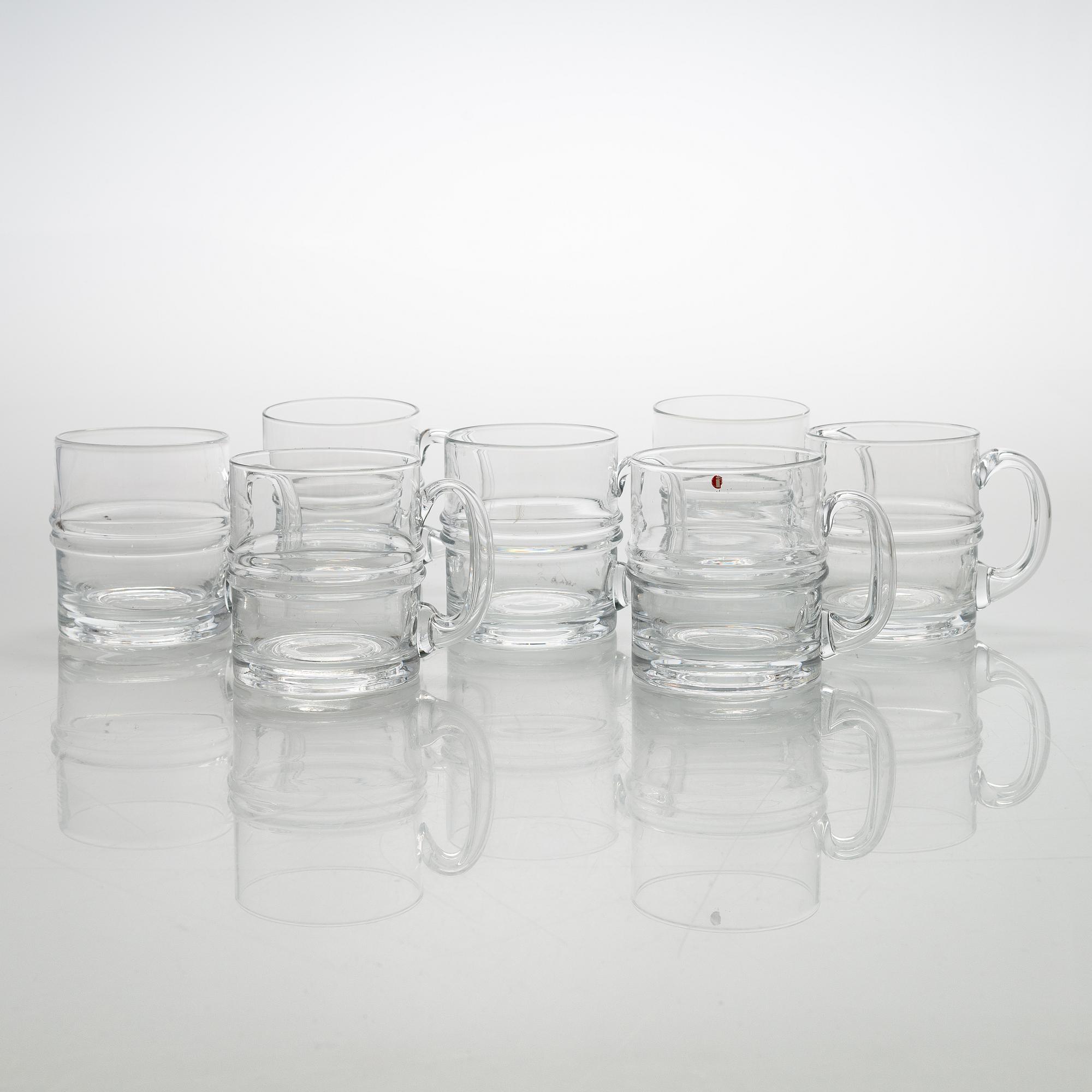 Timo Sarpaneva, set of 51 'Pisaranrengas' (Expanding rings) 2054 glasses for Iittala.