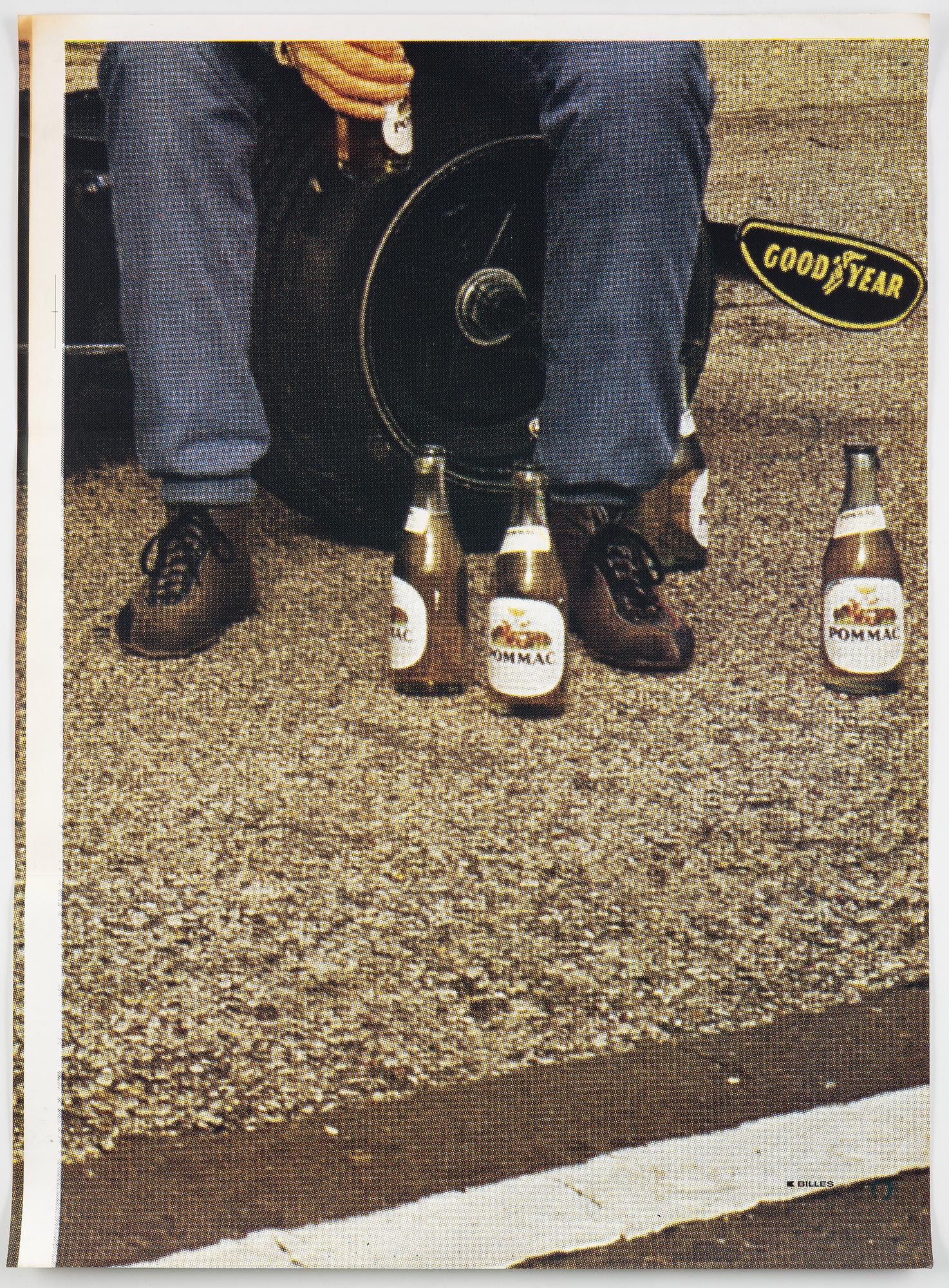 Reklamaffisch, "Pommac sommaren 1973".