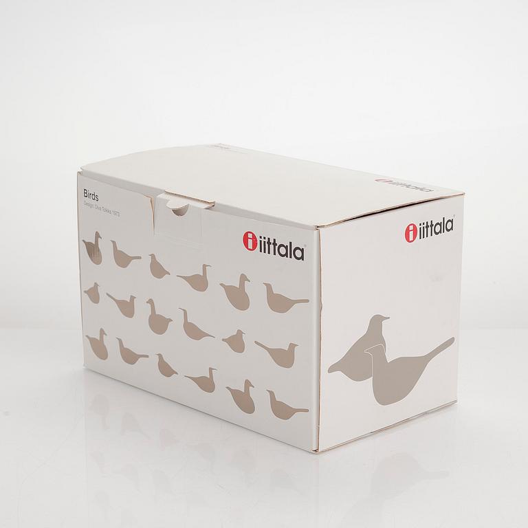 Oiva Toikka, lasilintu, "Suvisirri", signeerattu O. Toikka Nuutajärvi.