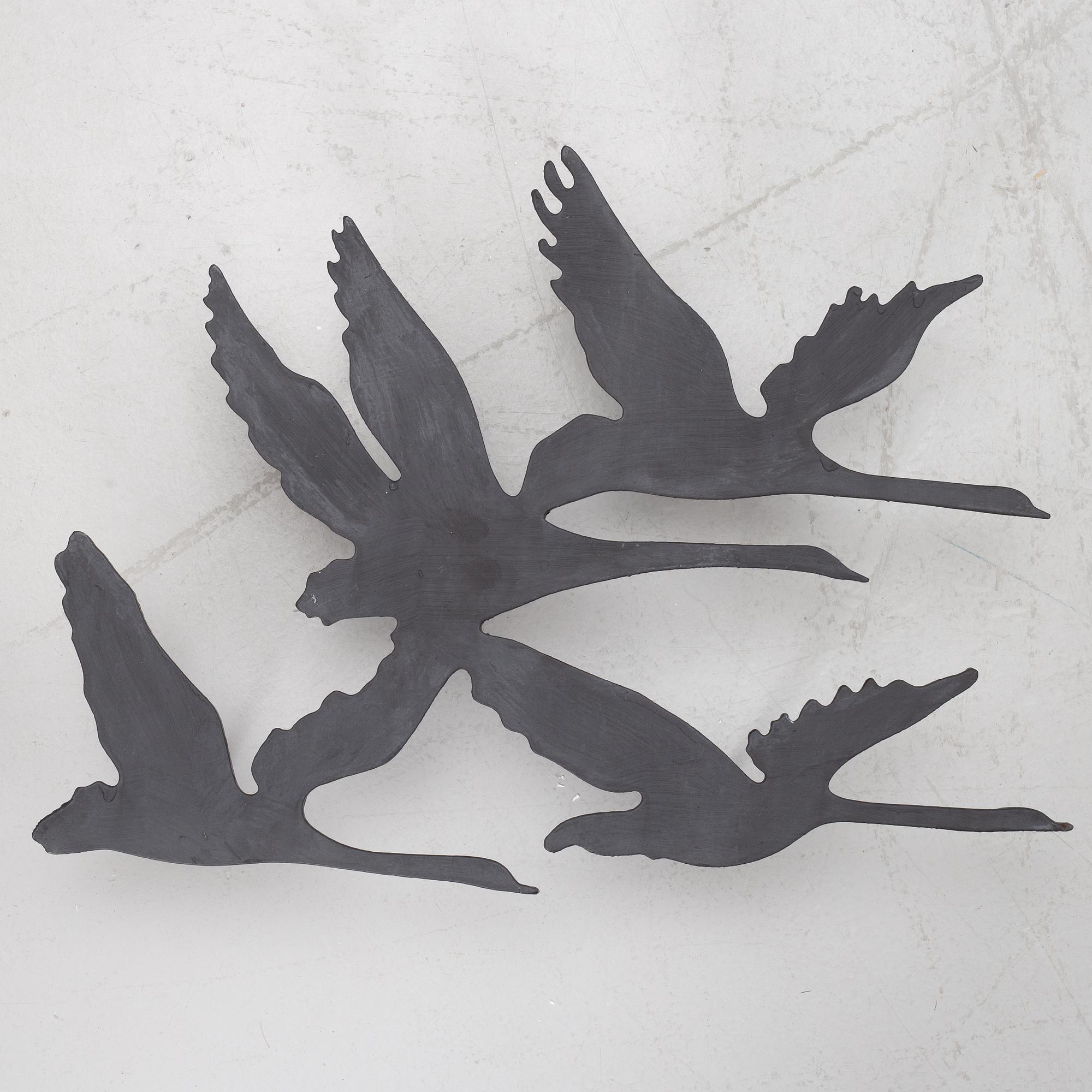 Väggdekorationer, 2 st, bland annat Ragnar Andersson.