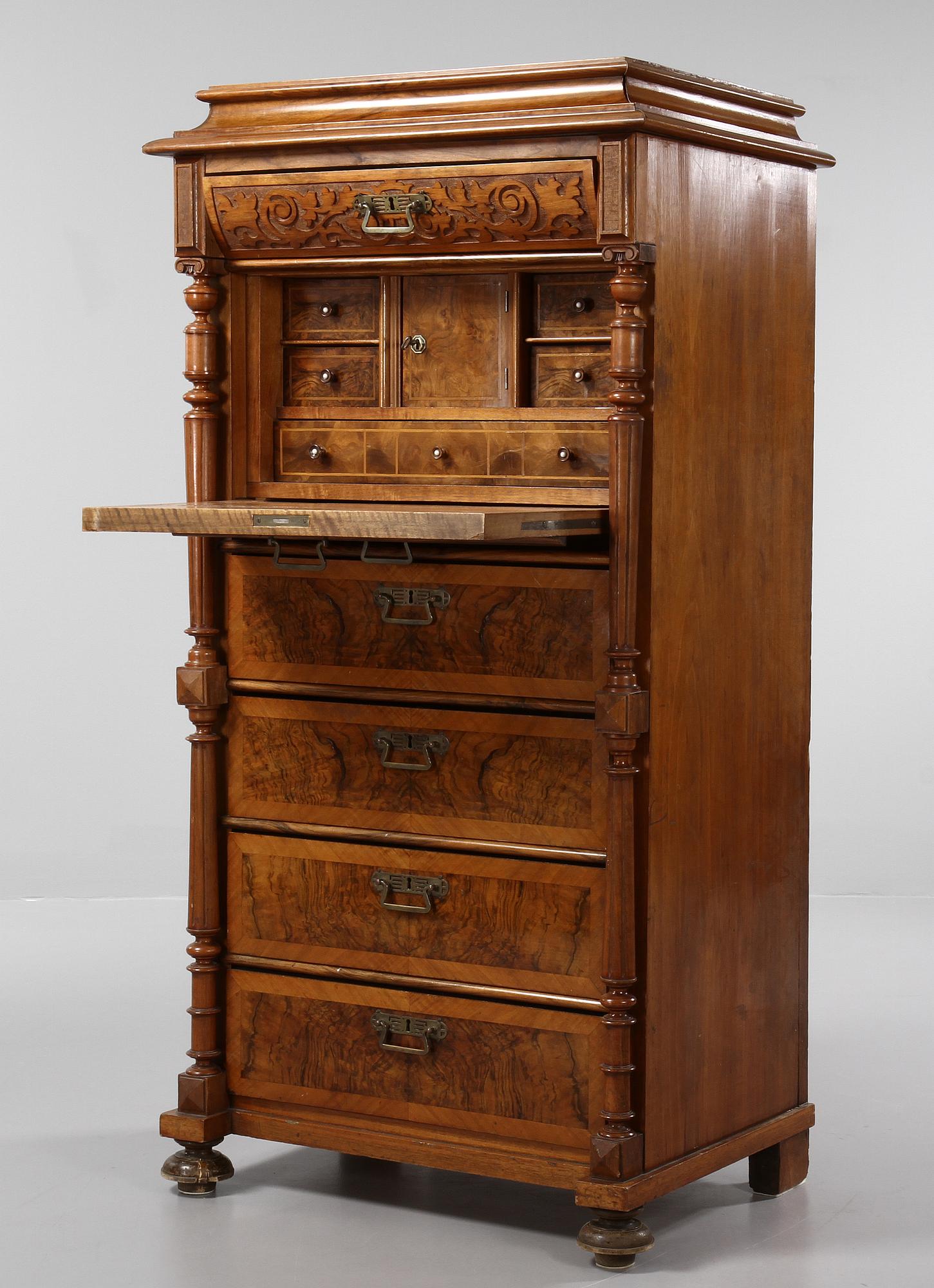 CHIFFONJÉ, nyrenässans, 1800/1900-tal.