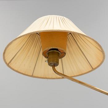 A second half of the 20th century brass floor light, Nordiska Kompaniet.