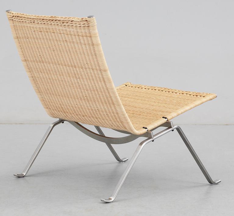 A Poul Kjaerholm "PK-22" easy chair, Fritz Hansen, Denmark 2000.