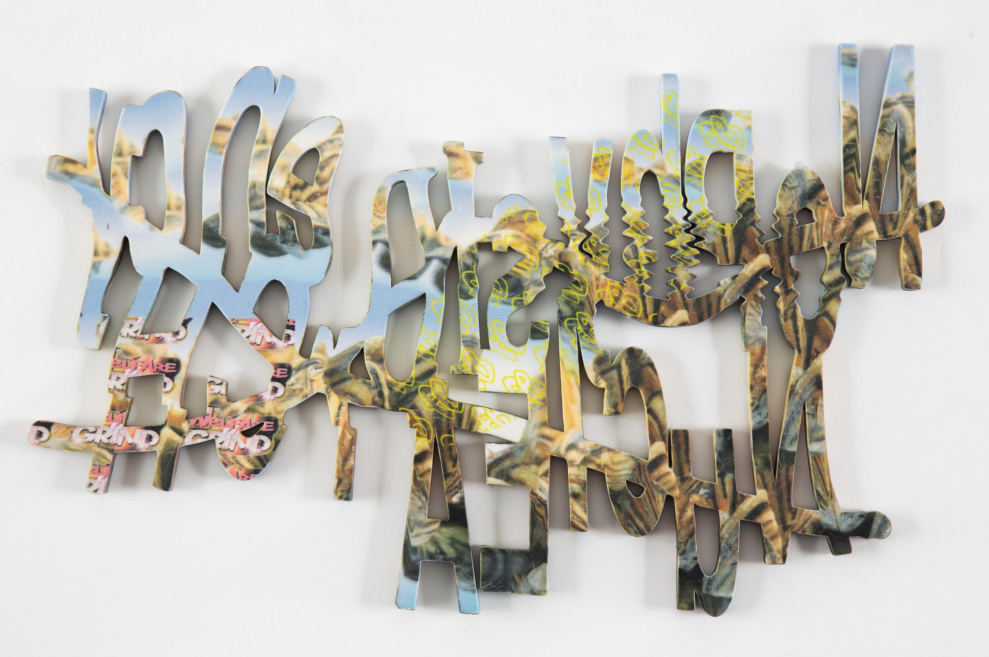 Daniel Keller, executed 2014. Multicolour 3D print. Unique.