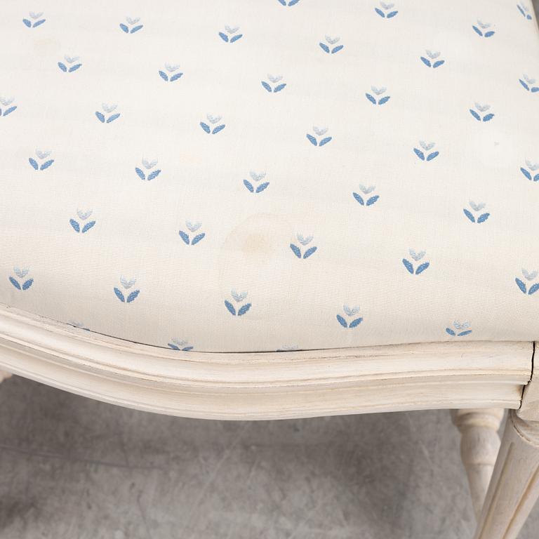 A set of twelve Gustavian-style chairs, 20th Century.