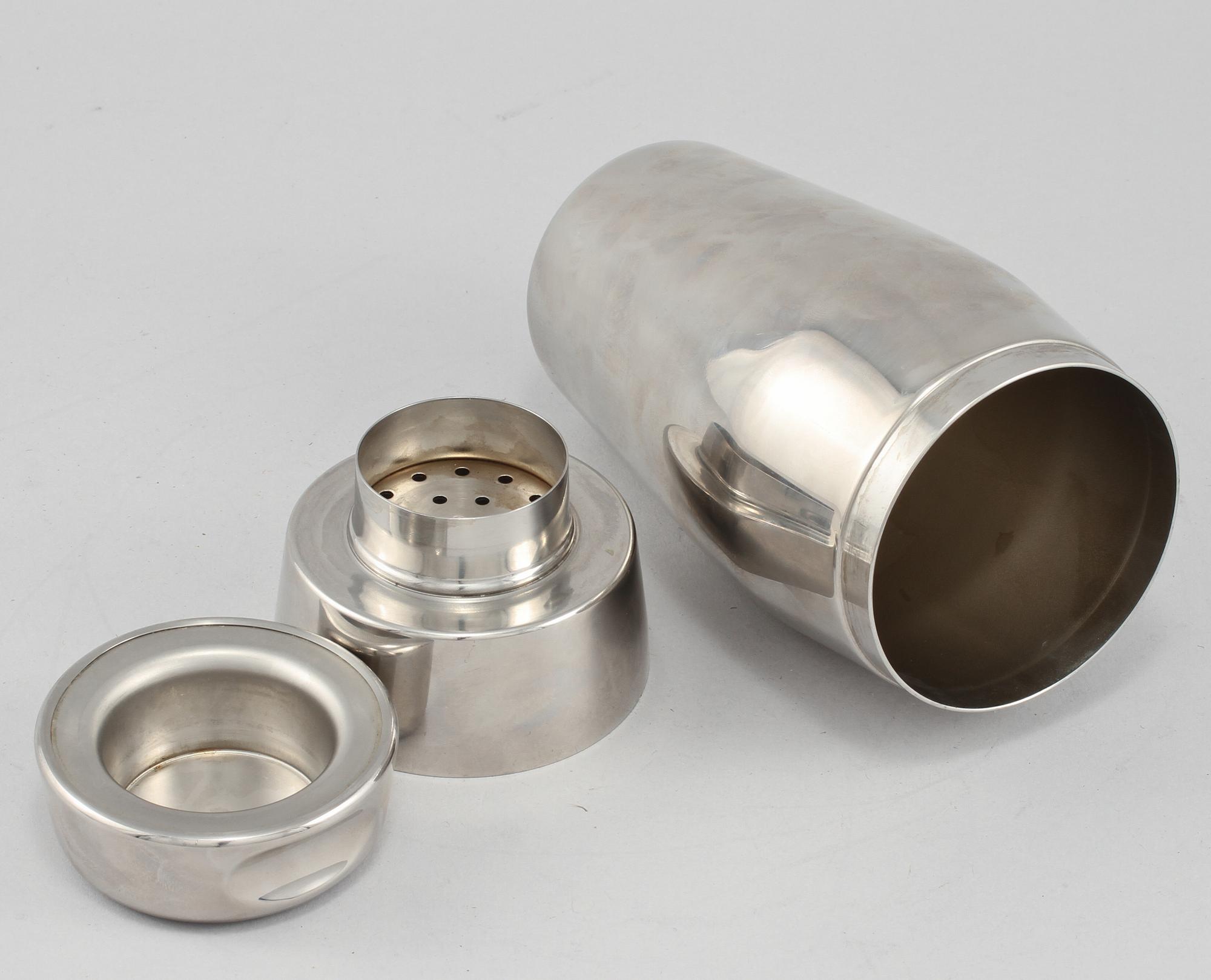 SHAKER, vitmetall, Alfra Alessi, 1900-talets andra hälft.