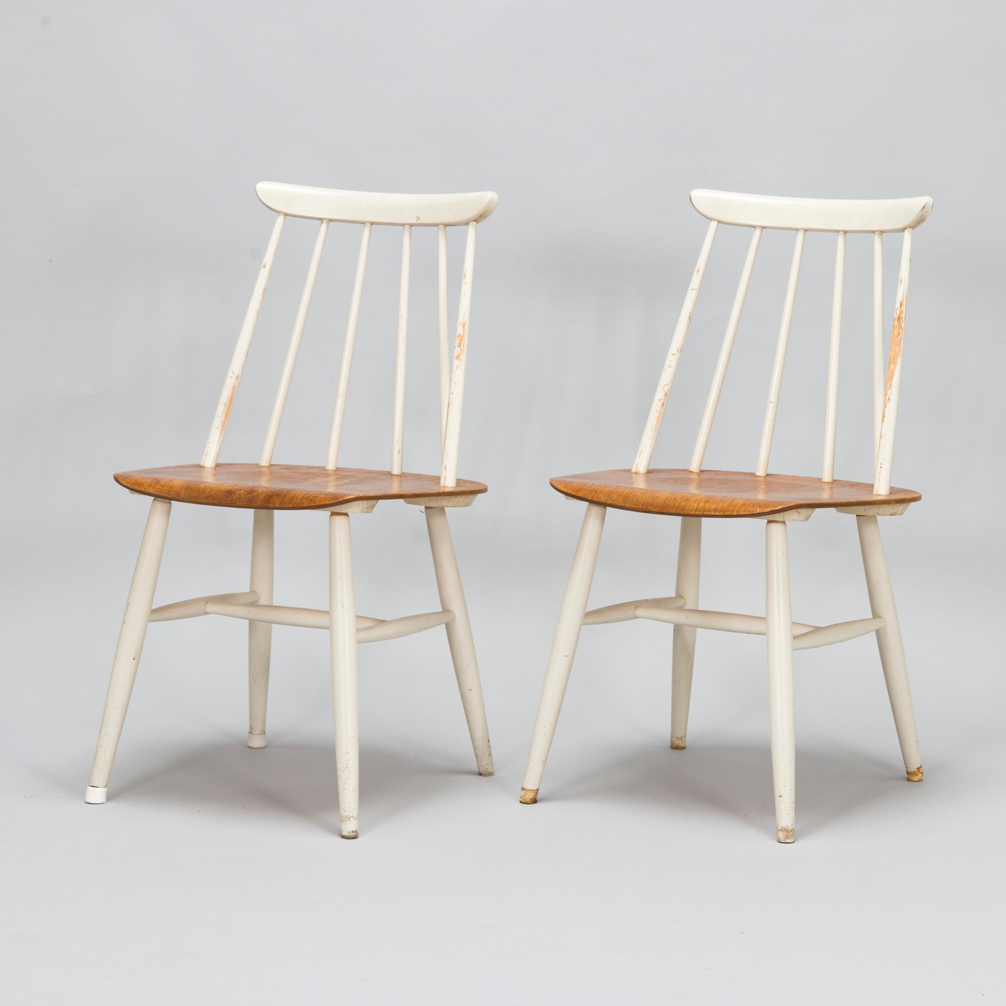 Ilmari Tapiovaara, four mid-20th century 'Fanett' chairs for Asko.