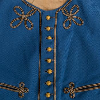 KOLLETT, m/1871 för kavalleriofficer, med väst.
