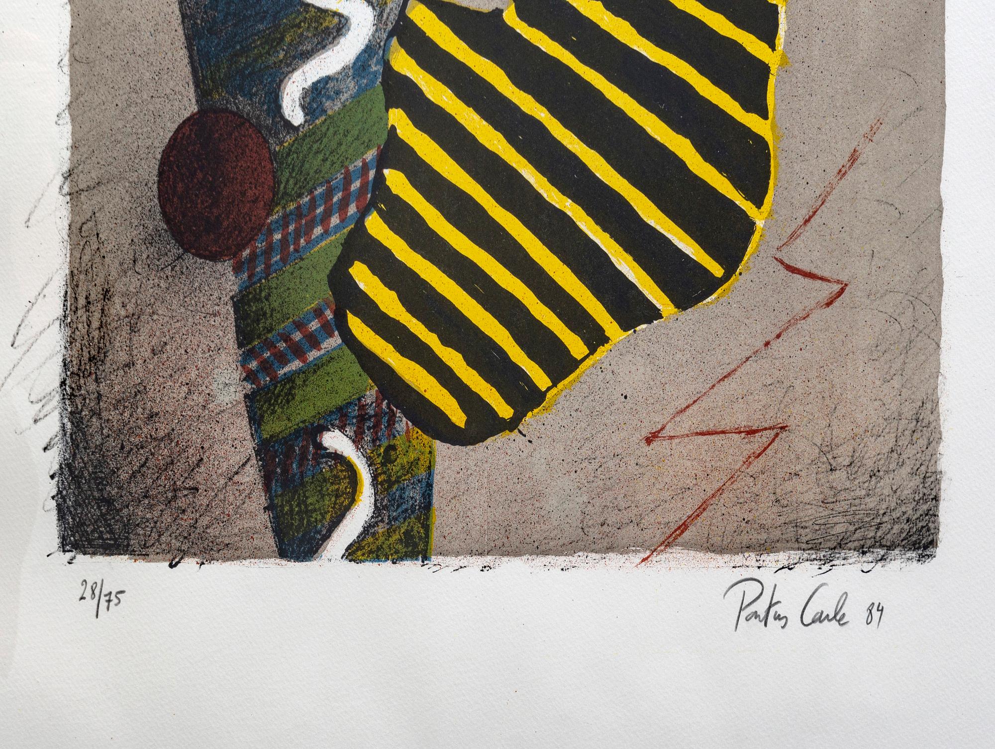 Pontus Carle, lithograph in colours signd dated and numbered 84 28/75.