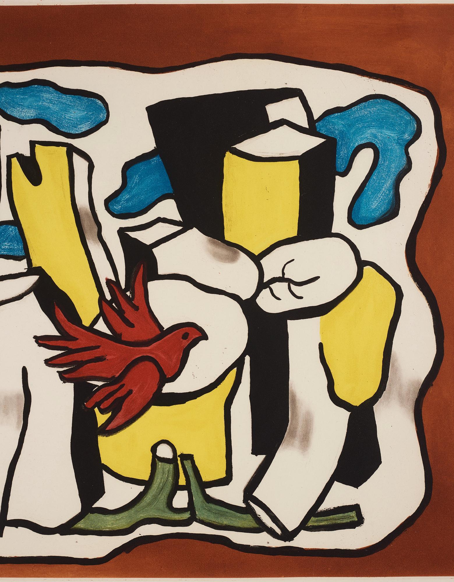 Fernand Léger After, "L'Oiseau rouge dans le bois".
