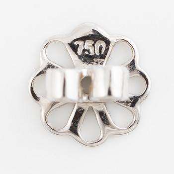 Earrings, 18K white gold with briolette-cut amethysts and brilliant-cut diamonds.