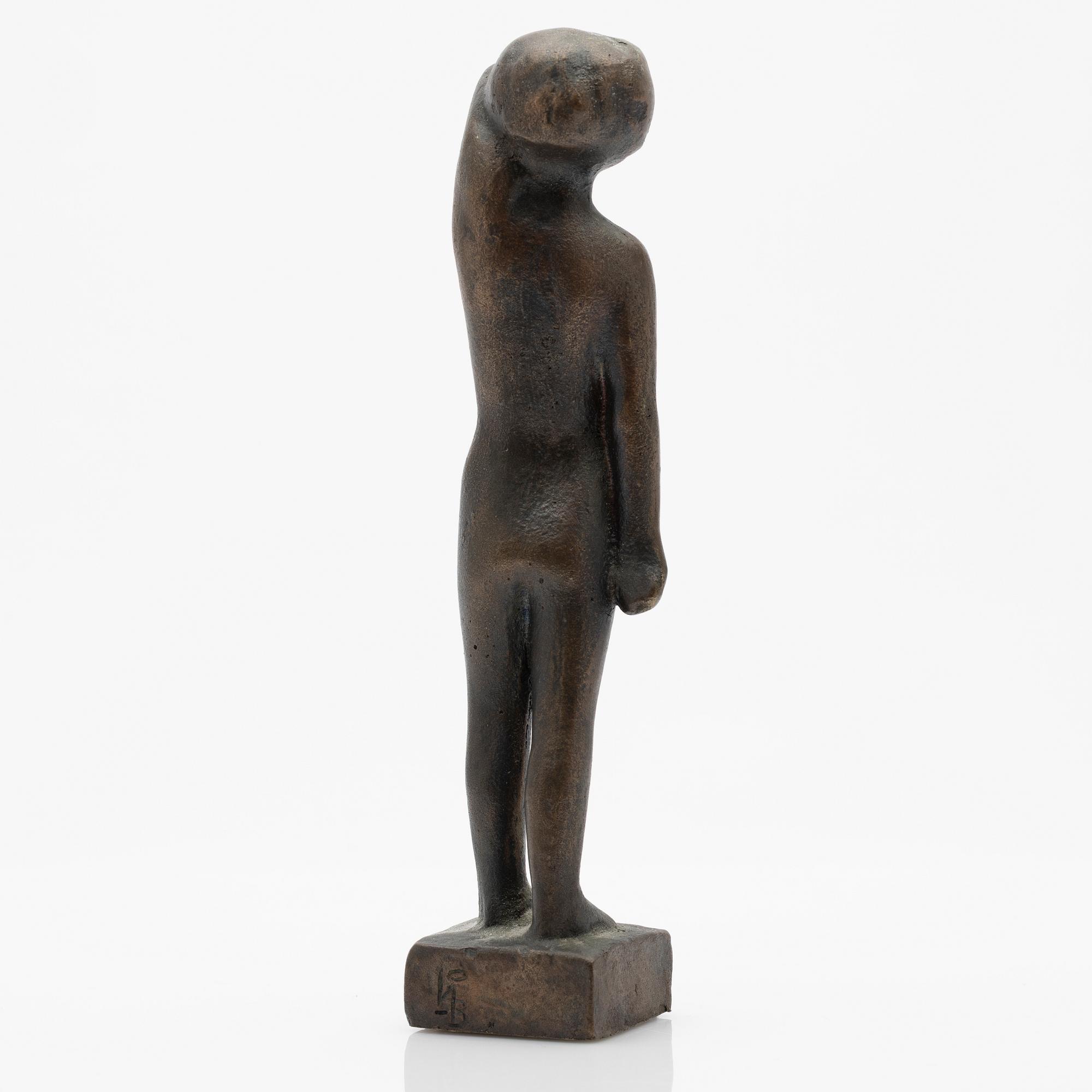 Ivar Ålenius-Björk, sculpture, bronze.