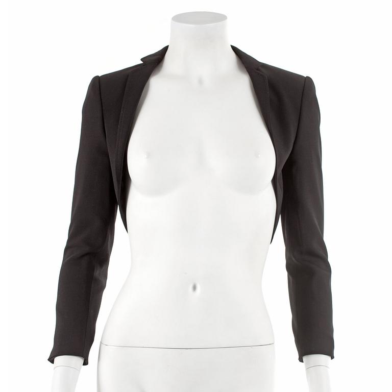 DOLCE & GABBANA, a black bolero. Size italian 40.